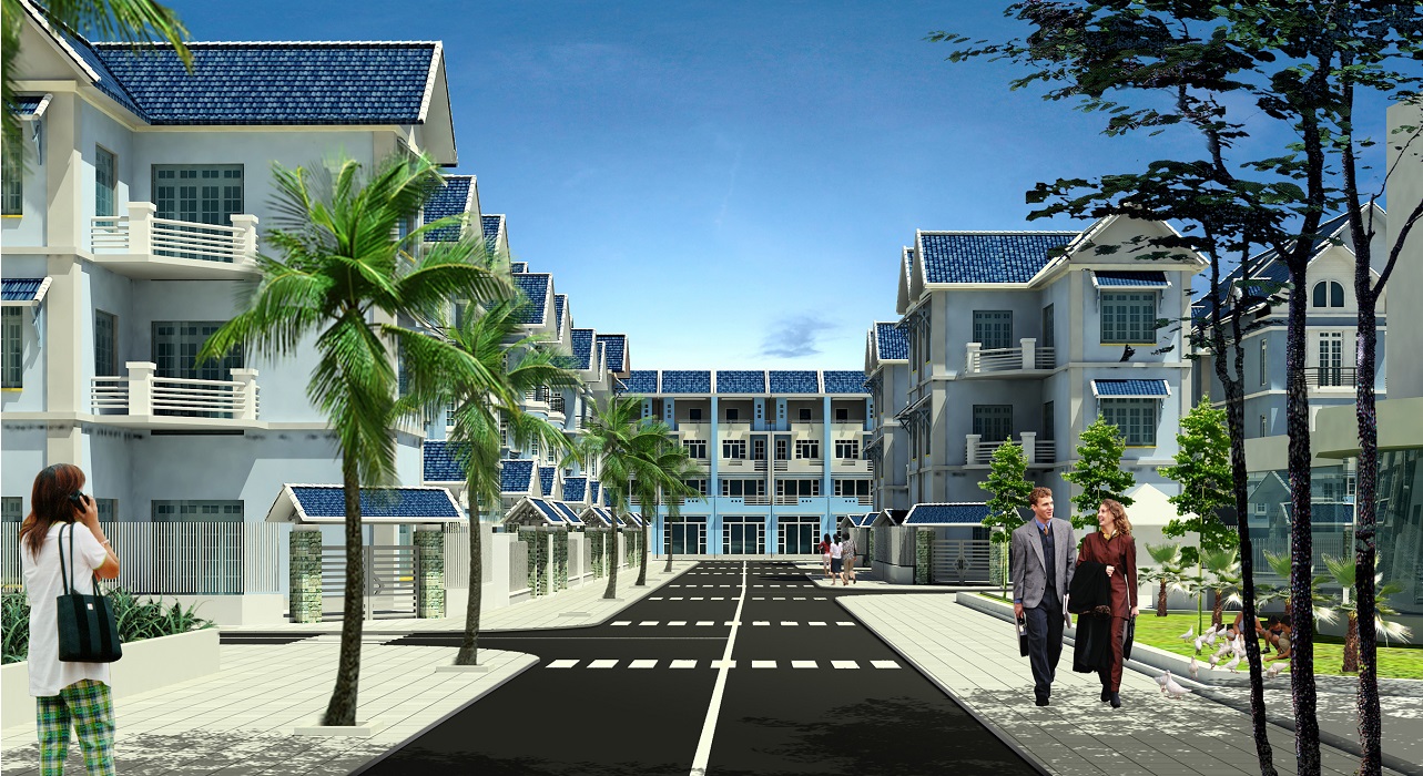 thiết kế bộ nhận diện Green Home